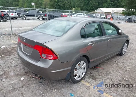 2008 Honda Civic Lx z USA, uszkodzony, nr VIN 2HGFA16578H303060
